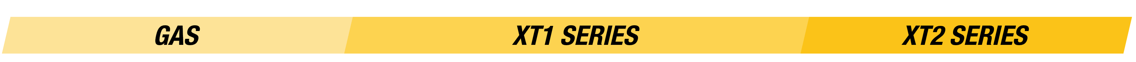 GAS,XT1 SERIES,XT2 SERIES