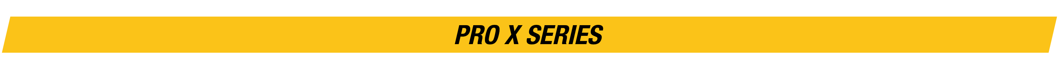 PRO X SERIES