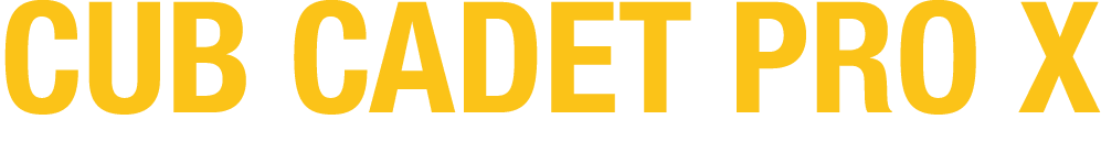 CUB CADET PRO X