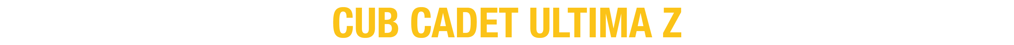 CUB CADET ULTIMA Z 